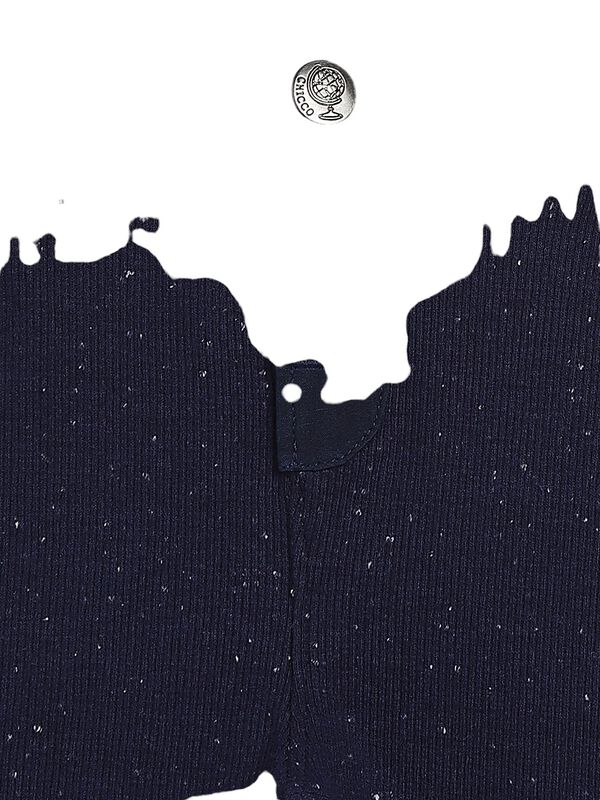 Boys Medium Blue Long Knitted Trouser image number 3